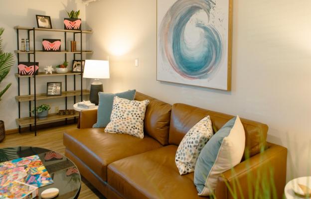 Warm, inviting spaces encourage socialization for residents and friends.